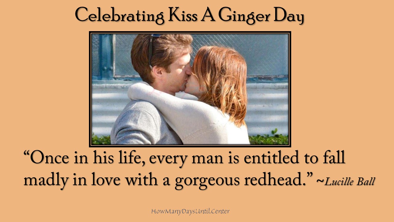 Ginger Day : National Kick A Ginger Day Say What By Forever Amber : Now
